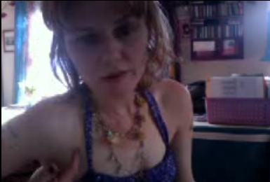 Patches And Gretchen modeling her new Flirty Fishing necklace